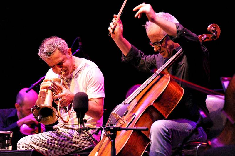 Paolo Fresu e Giovanni Sollima, Jazz al Teatro Romano. Foto Antonella Anti.